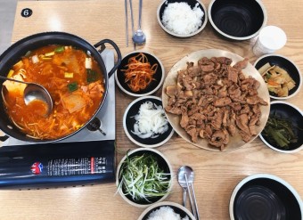 1+1숯불고기 김치찌개