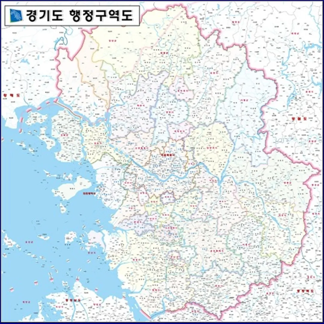 경기도지도 상세보기 행정구역 양평 화성시 지도 크게보기_8