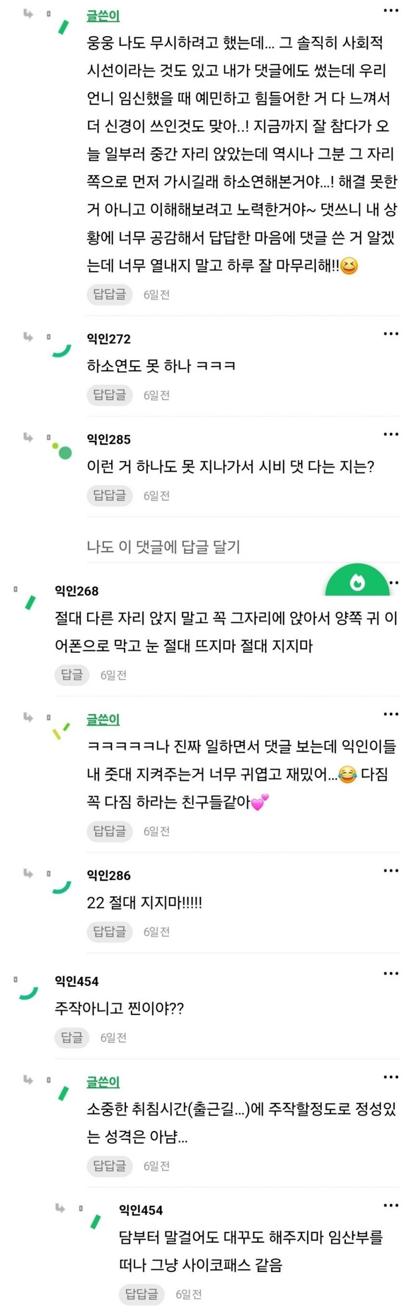 출근길에 마주치는 임산부 진짜 ㅉ증나 6