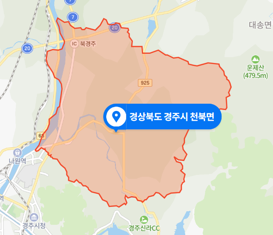  경북 경주시 천북면 산불사고 (2021년 2월 11일)