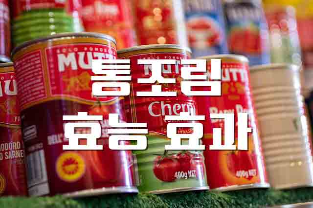  통조림, 세균성 질환에 효과적인 선택