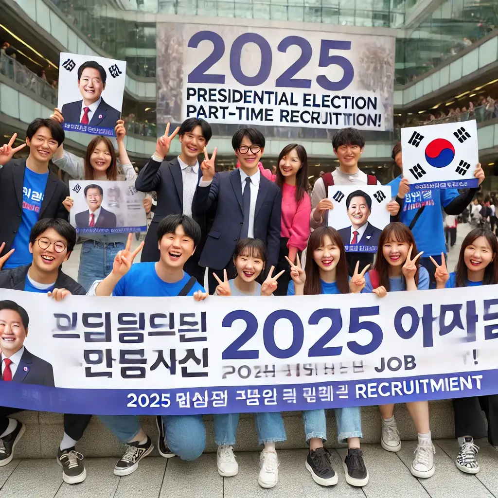 2025년 대통령 선거 알바 수당과 근무조건/ 근무시간&middot;급여