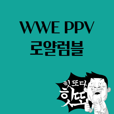  프로레슬링이 처음인 이들을 위한 WWE PPV 로얄럼블에 대해