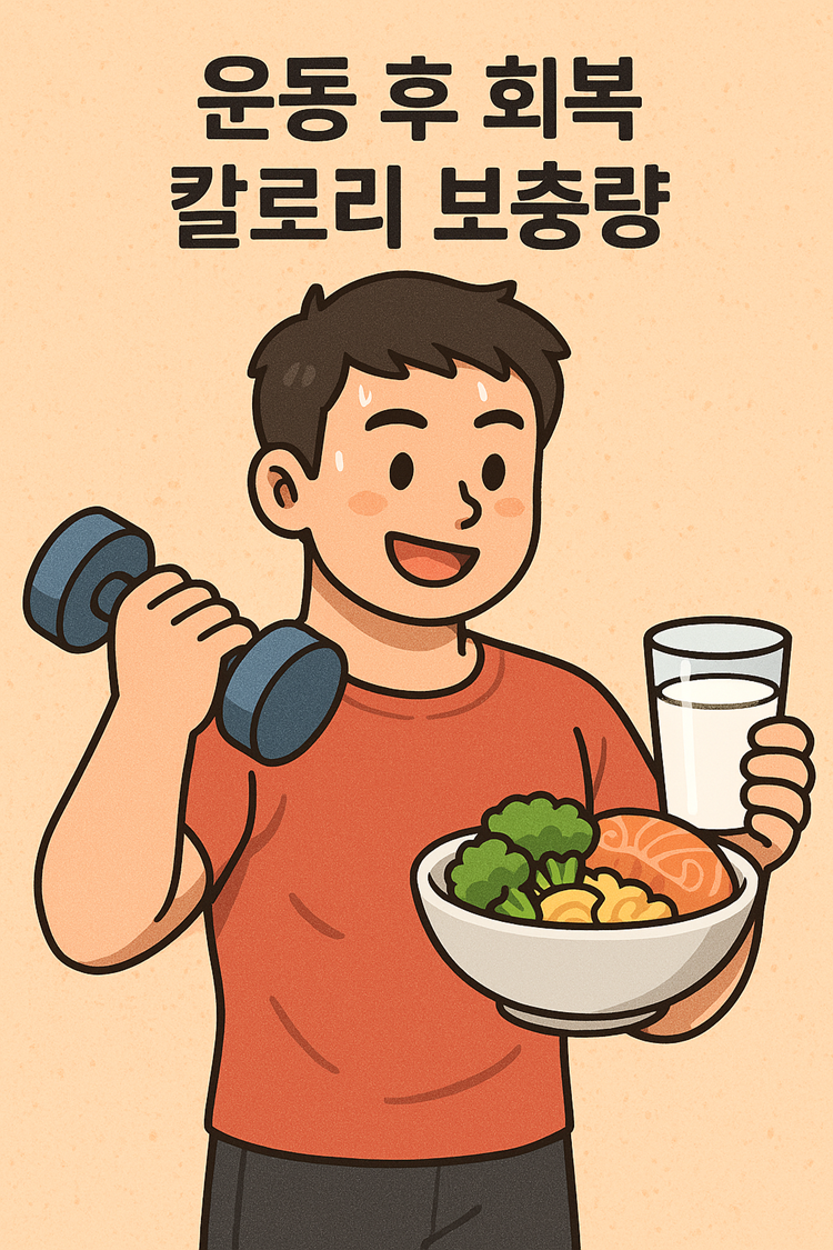 운동 후 회복 칼로리 보충량, 효과적인 리커버리 전략의 핵심