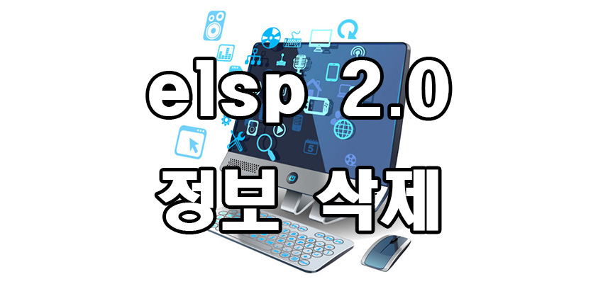  elsp 2.0 정보와 삭제 방법