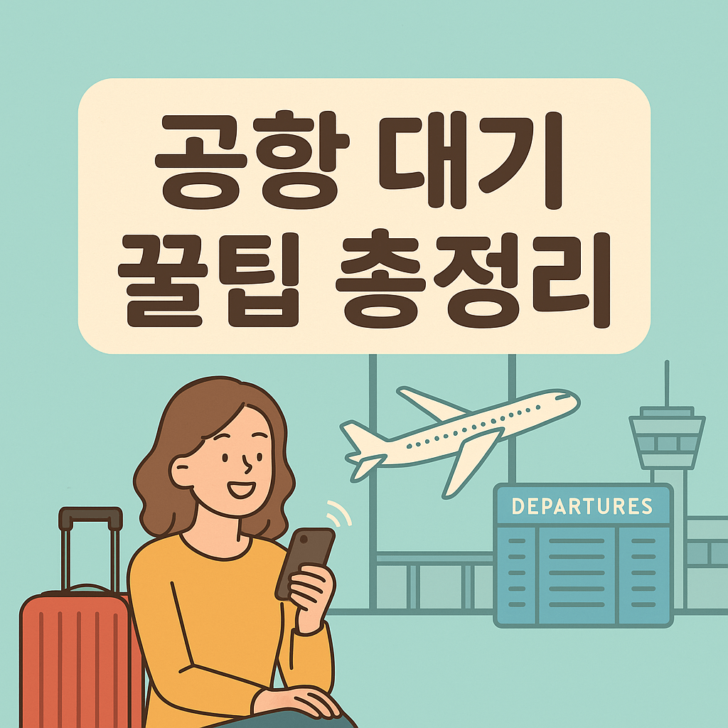 공항대기 꿀팁 총정리