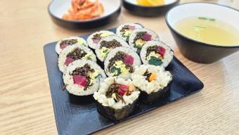 배말 보말 칼국수 김밥