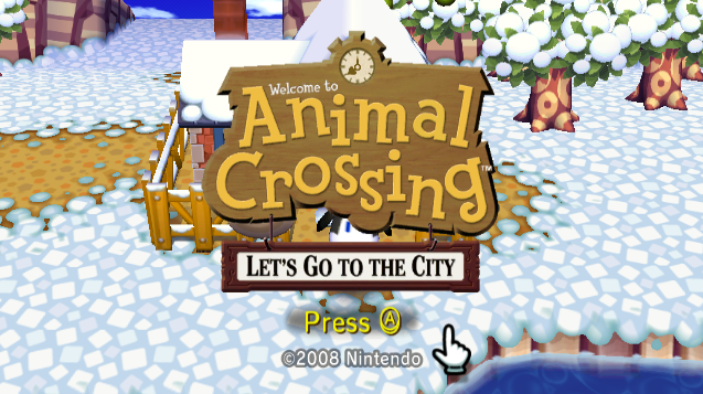  WII WBFS - Animal Crossing Let's Go to the City (EUROPE / 유럽판 게임 다운로드)