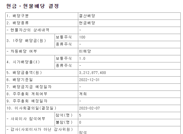 제주은행-배당공시