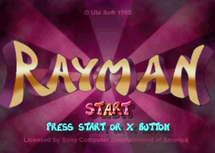  유비소프트 (Ubisoft) - 레이맨 북미판 Rayman USA (플레이 스테이션 - PS)