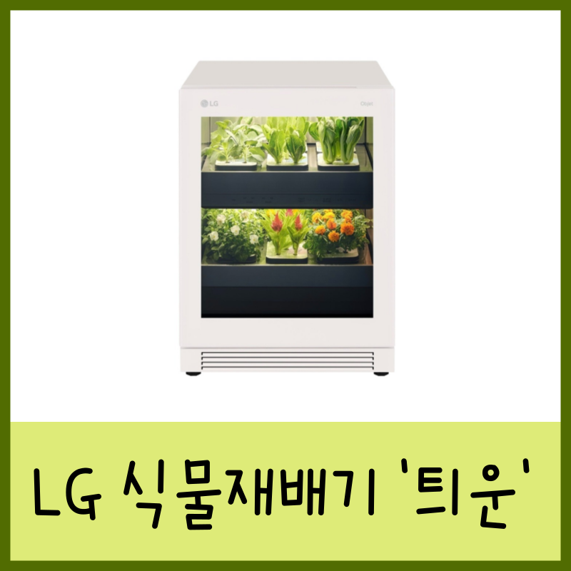  LG 엘지 틔운 식물재배기 출시!