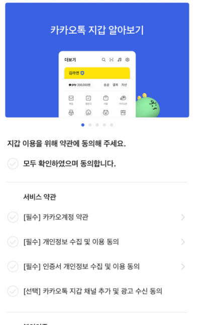 카카오톡 지갑 신분증
