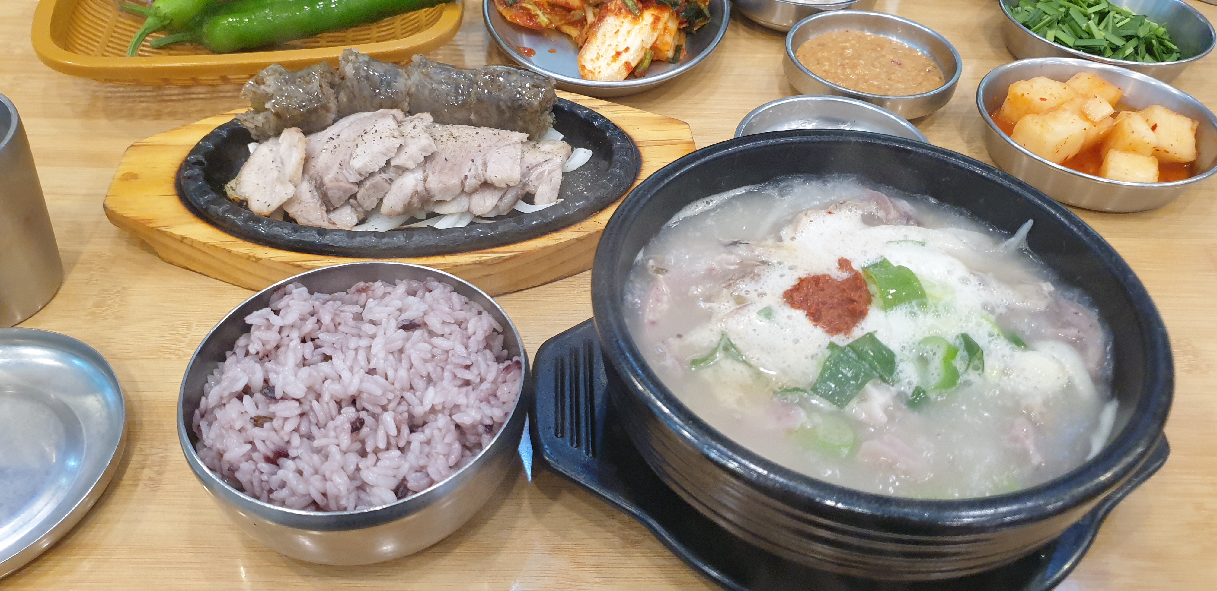  [문정] 이북집찹쌀순대 - 이북집 정식(순대국 + 섞어접시)
