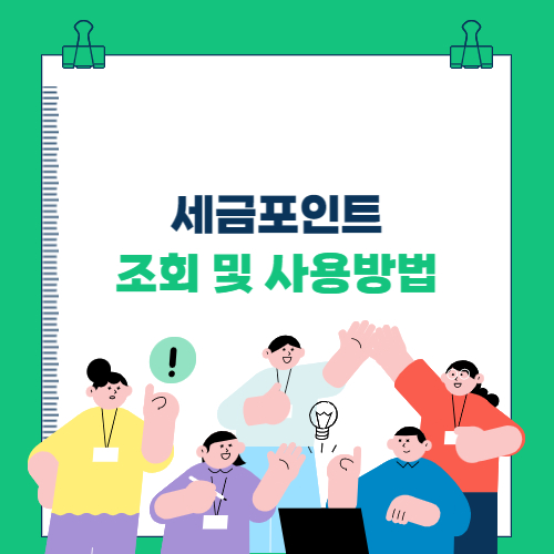  내가 낸 세금이 포인트로 쌓이는 세금포인트 조회 및 사용방법