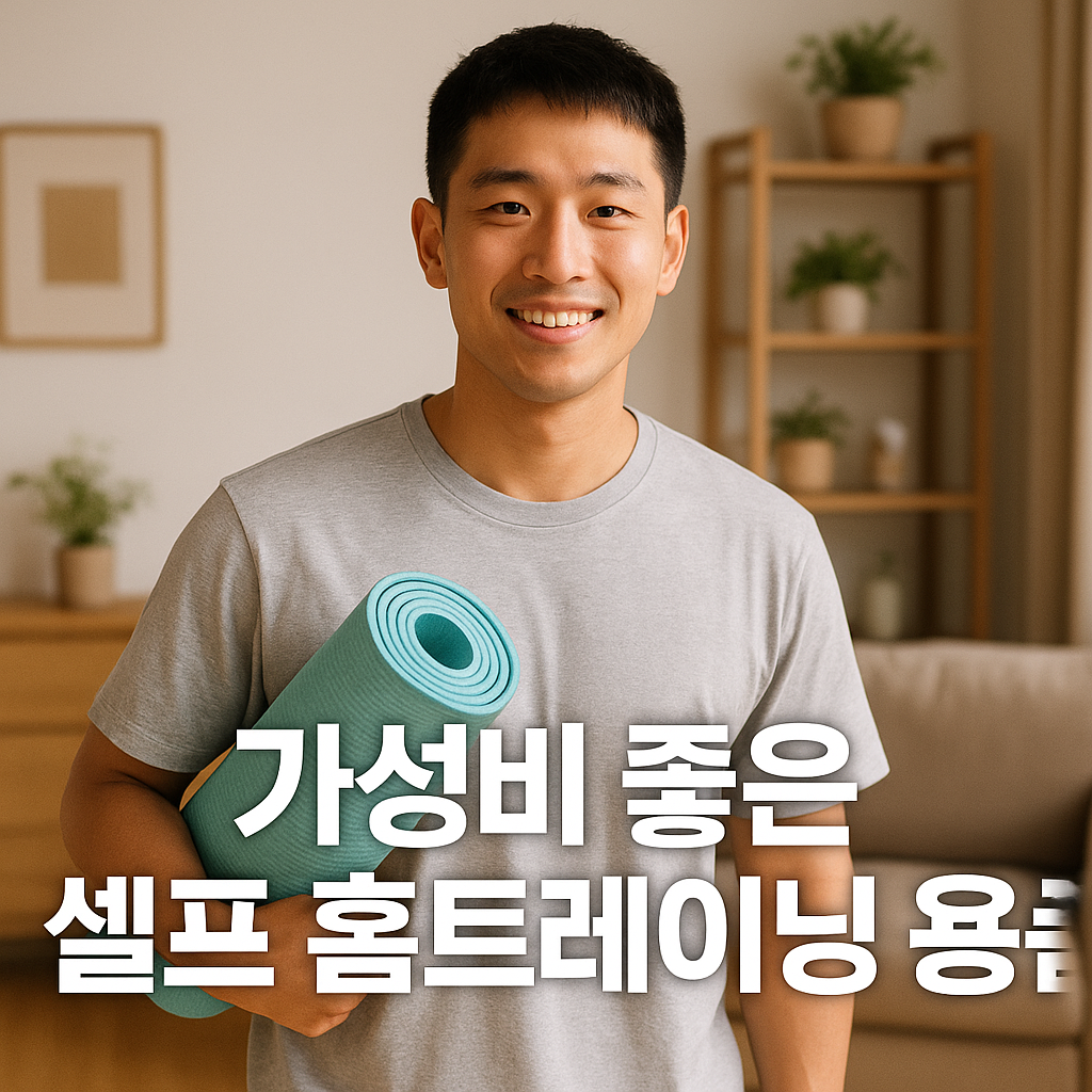 가성비 좋은 셀프 홈트레이닝 용품