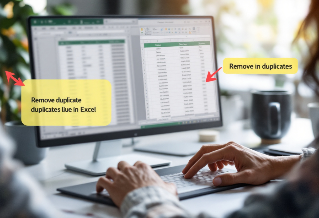 엑셀에서 함수 없이 중복값을 빠르게 제거하는 간단한 방법