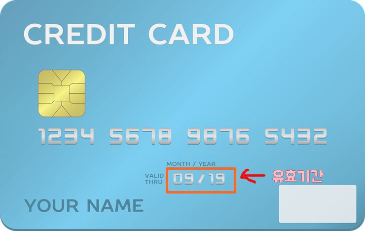 신용카드 유효기간 확인방법