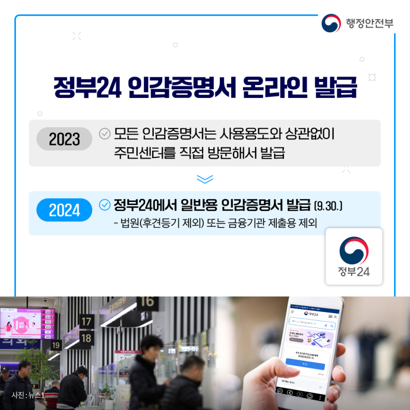 2024년 달라지는 민원행정 서비스(Civil Service Administration Service to Change in 2024)