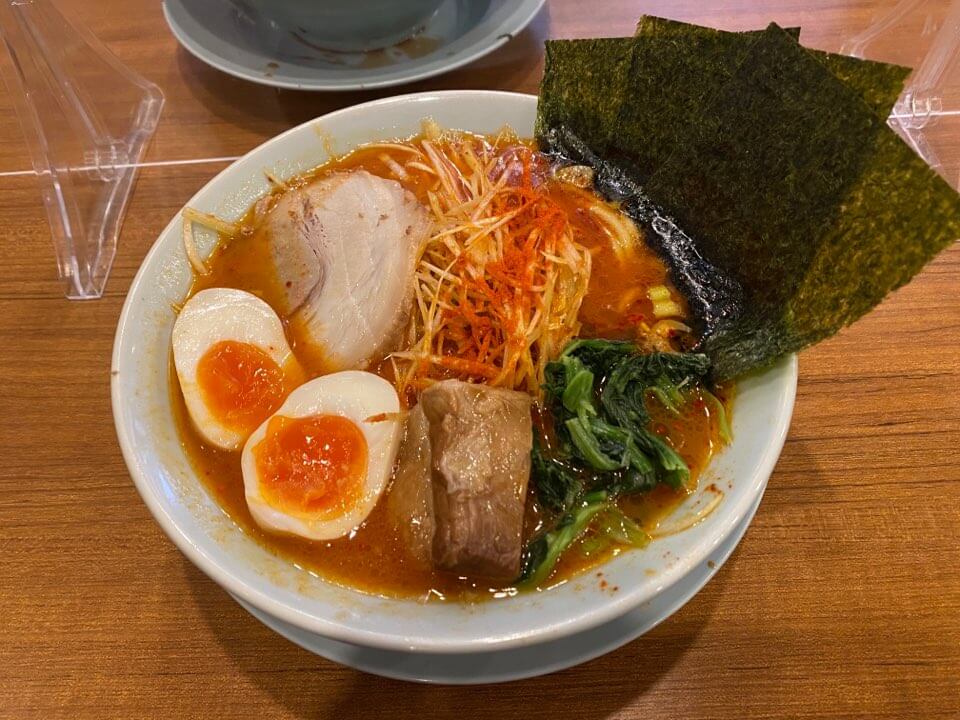 요코하마 이에케 라멘, 매운 맛 사진