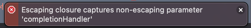 SwiftUI : @escaping SwiftUI : @escaping