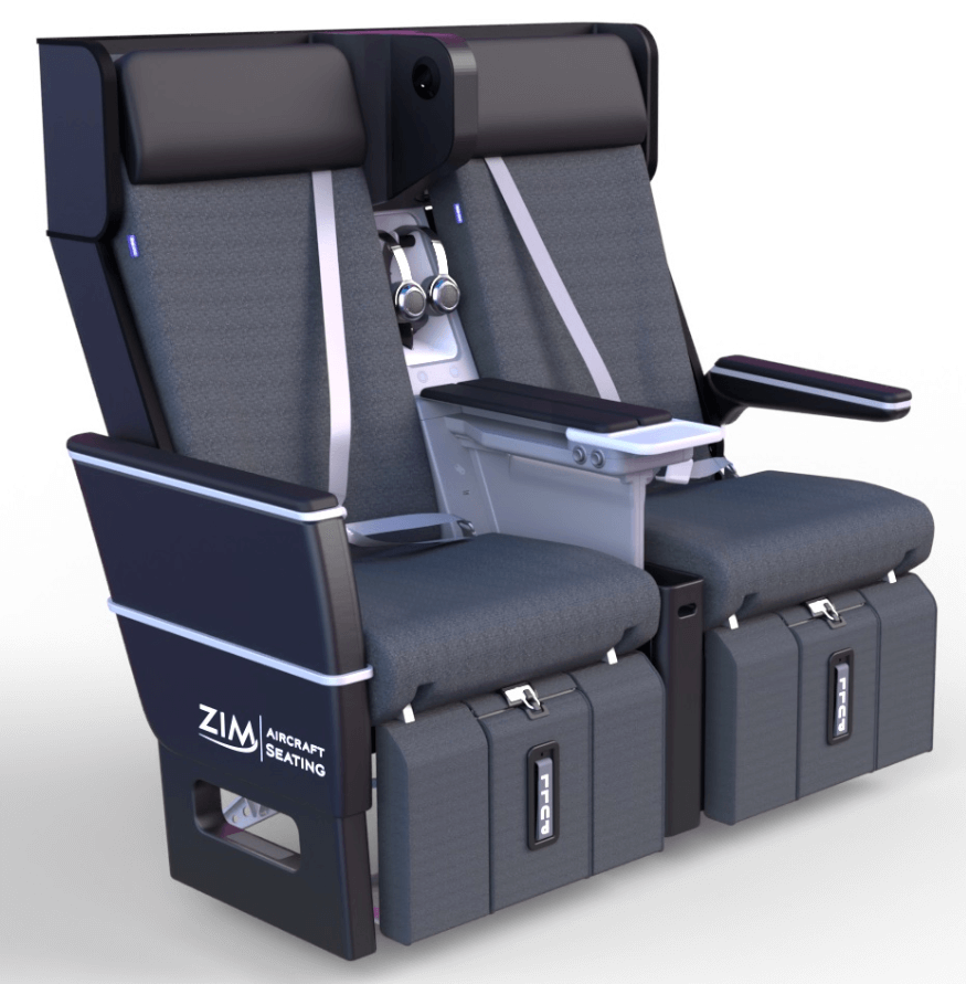 루프트한자 항공사가 이코노미 클래스 좌석으로 선택한 ZIM Aircraft Seating 의 ZIM Privacy