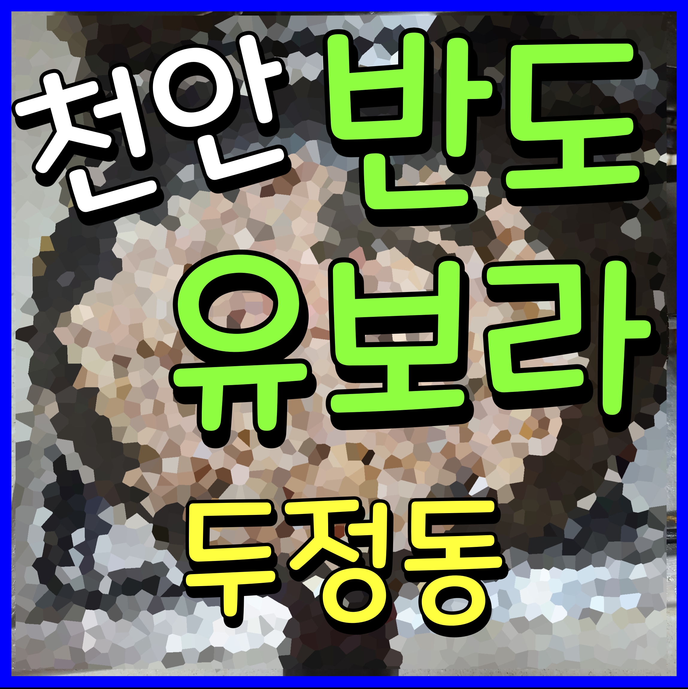  천안 두정동 반도 유보라 아파트 청약 소식 내집마련 정보