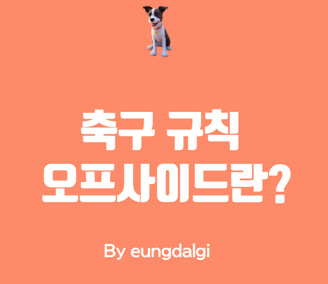  축구 규칙 : 오프사이드에 대한 이해