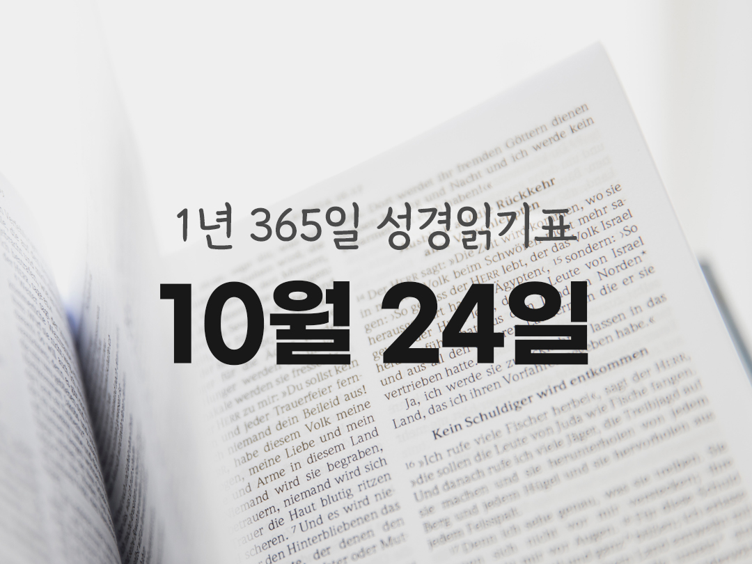 1년 365일 성경읽기표 10월 14일 루카복음 성경읽기 진도표 다운로드