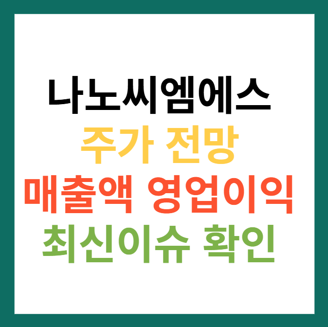 나노씨엠에스 주가 전망