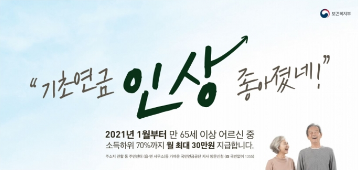  기초연금 30만원 수급 조건 알아보세요