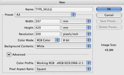 포토샵 해골 효과 만드는 방법2