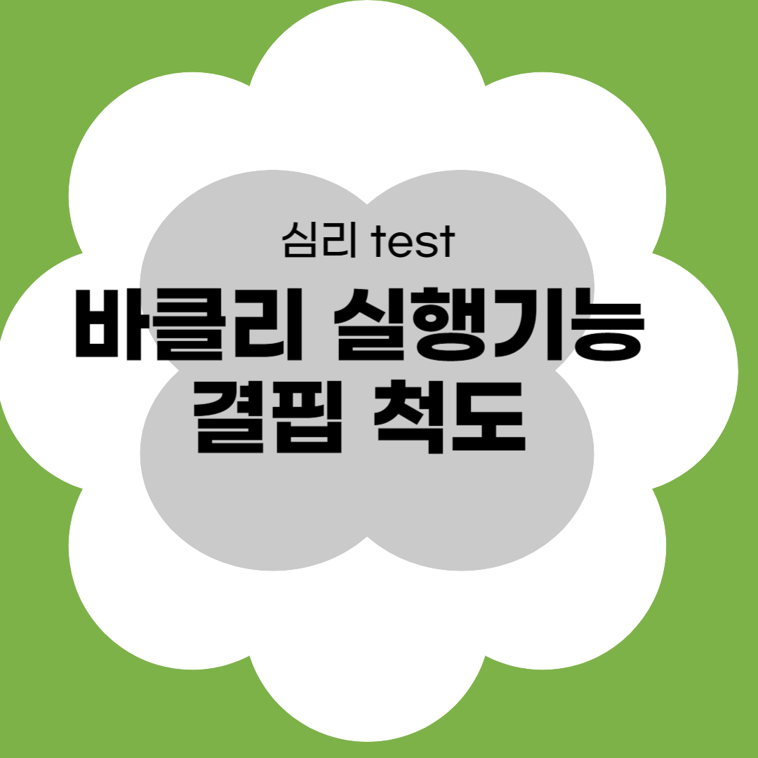 바클리 실행기능 결핍 척도