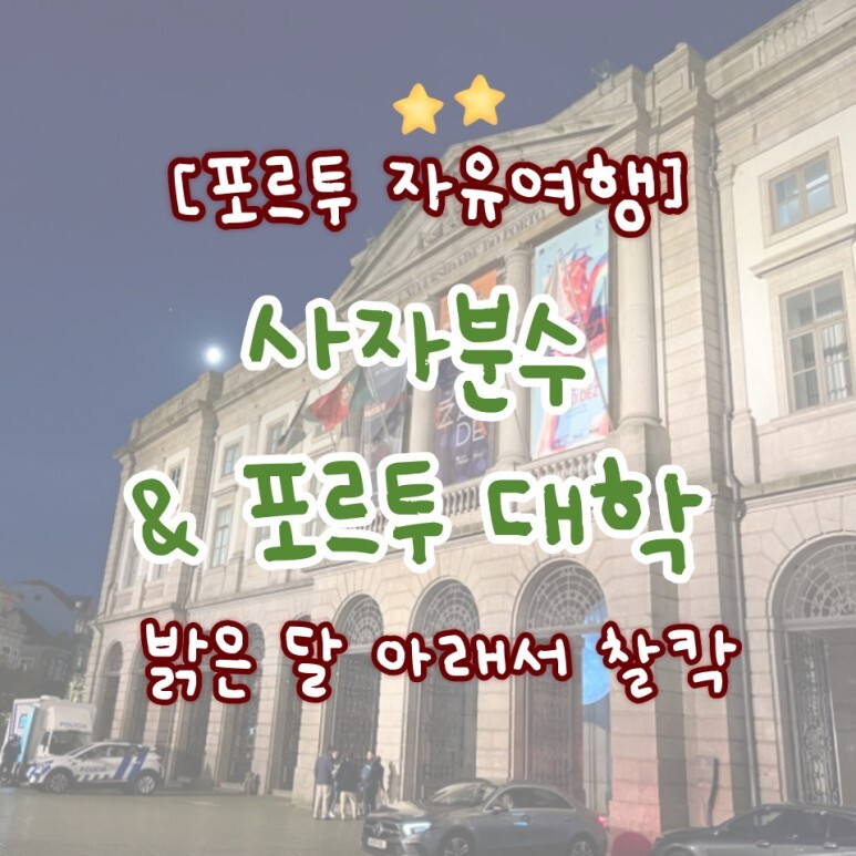  포르투 사자분수와 포르투 대학, 해리포터와의 연결고리!