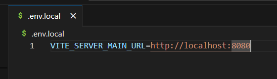 [ojm] (Vue.js) 환경 변수 세팅하기