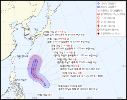  태풍 구촐 괌 초토화 ‘마와르’ 가고 일본 여행 주의 (+예상경로)