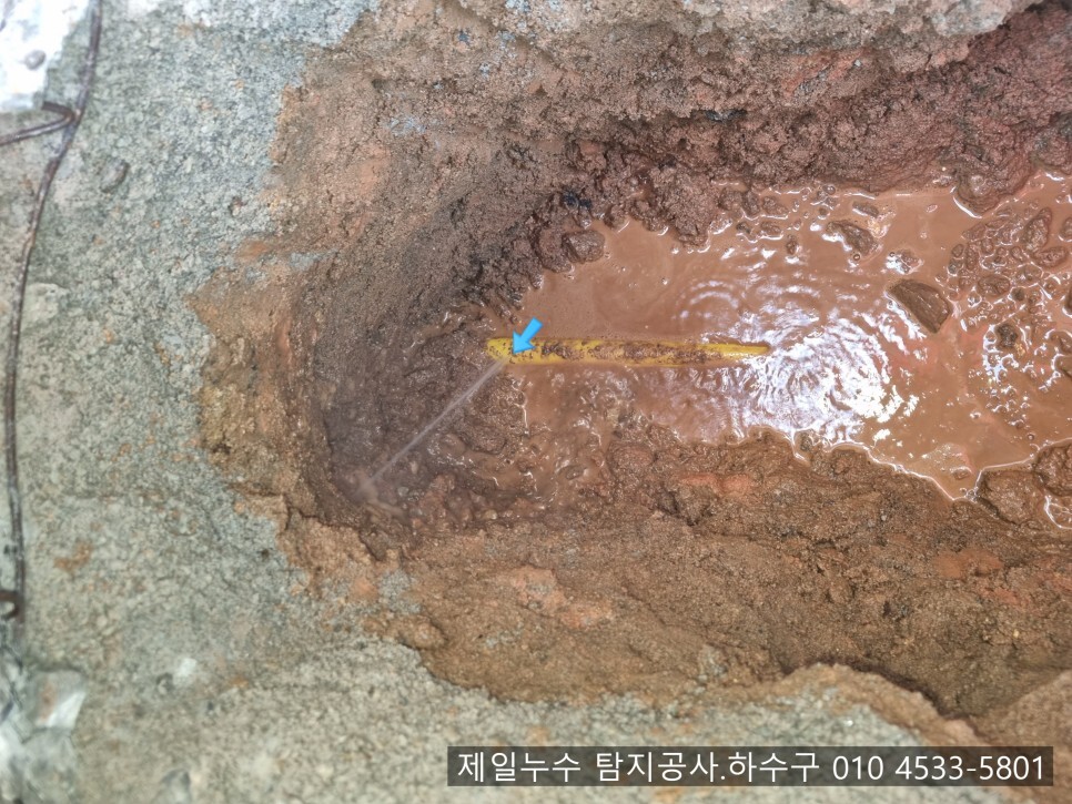  석적누수 제일누수 탐지공사.하수구 칠곡군 석적읍 중리 모 상가 누수현장