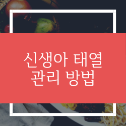  아기  태열? 신생아 태열에 대해 알아보고 치료 및 관리 방법을 알아볼까요?