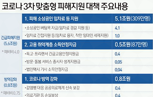 3차 재난지원금 대상 조회십이