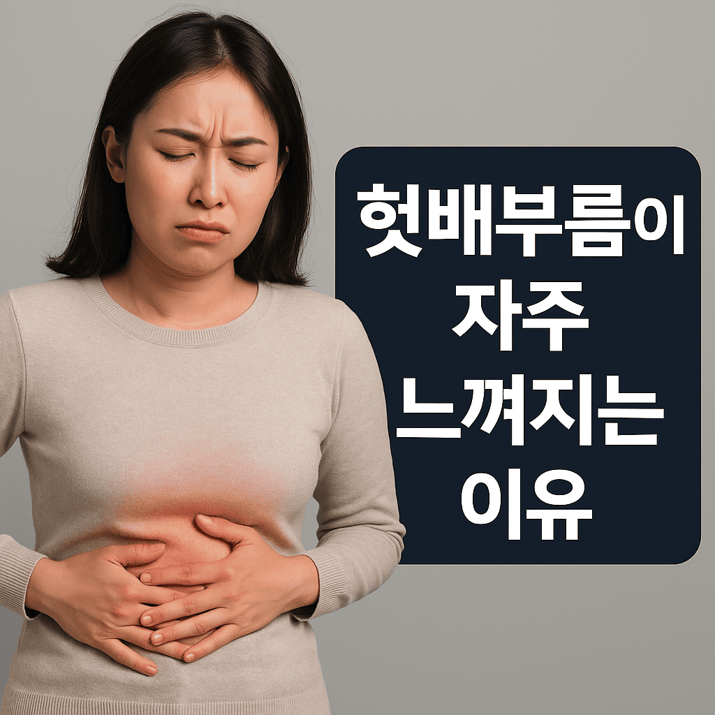 헛배부름이 느껴지는 이유