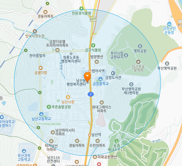 부산 금정구 남산동 일요일 진료 휴일 문 여는 병원