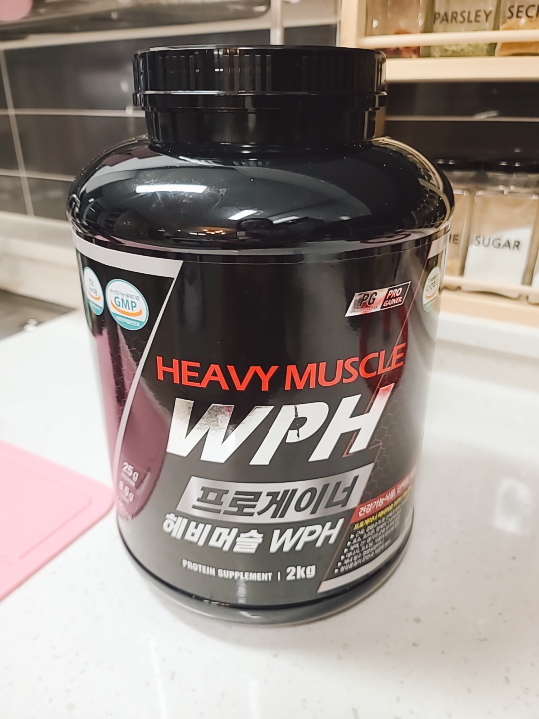  제품 리뷰) 맛있는 단백질 파우더 '프로게이너 헤비머슬 더블유피에이치(WPH) 초코맛'
