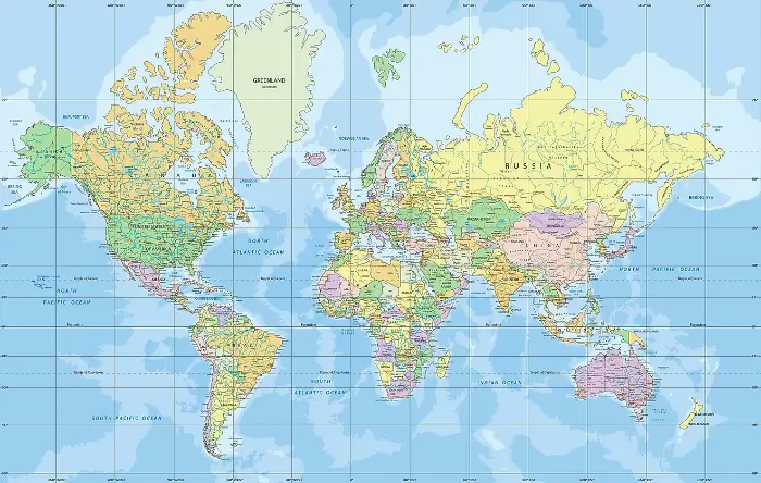 메르카토르 도법 (Mercator Projection)