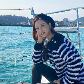 요트에서 찍은 이다해