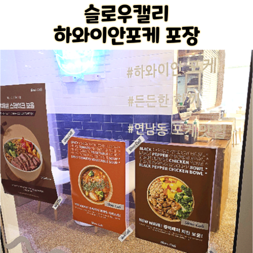  별내맛집 슬로우캘리 별내점 하와이안 포케 포장 지구마블 세계여행