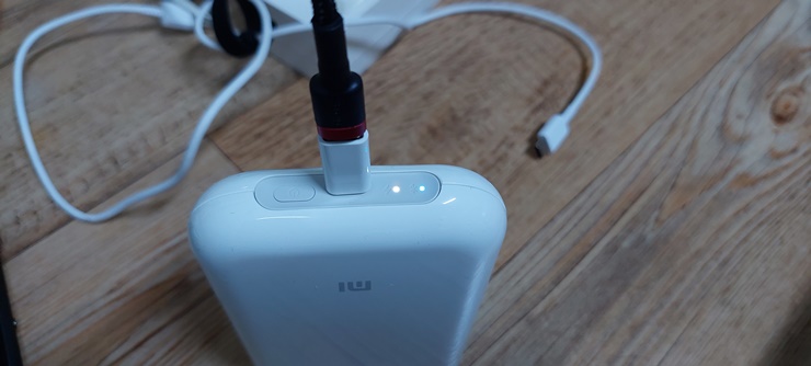 블루투스 활성화후 연결 파란 램프