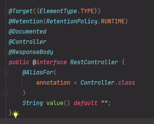 RestController 어노테이션 내부