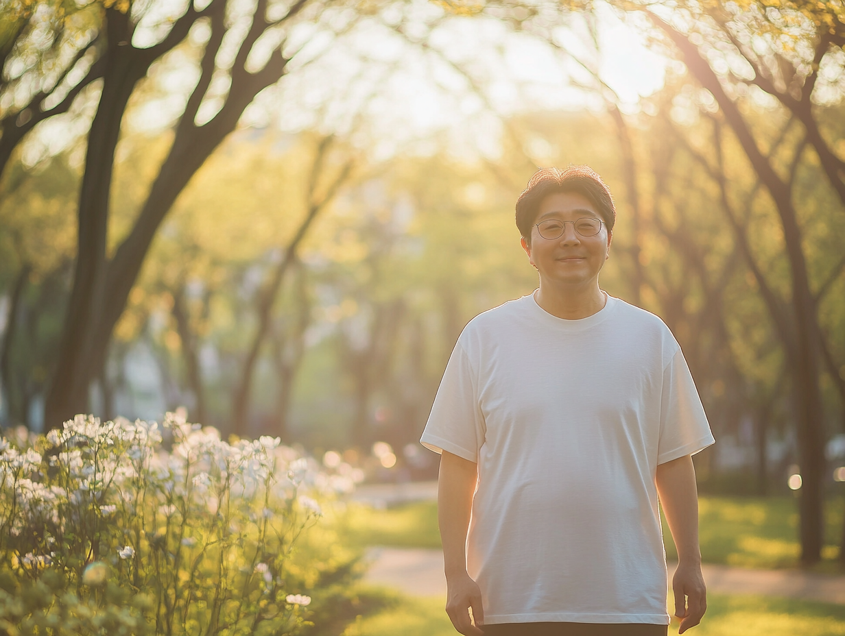 일상 생활을 즐기는 사람의 모습