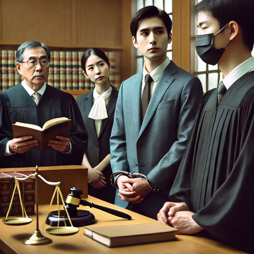 검사의 말을 듣는 피의자