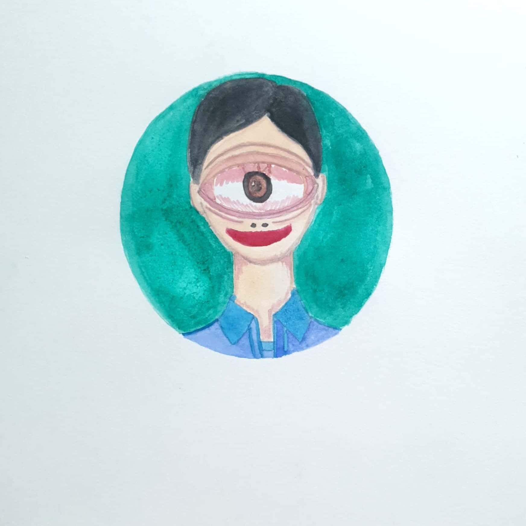  Big Eye 큰 눈 / 일러스트 그림 드로잉 / 인물화 그리기