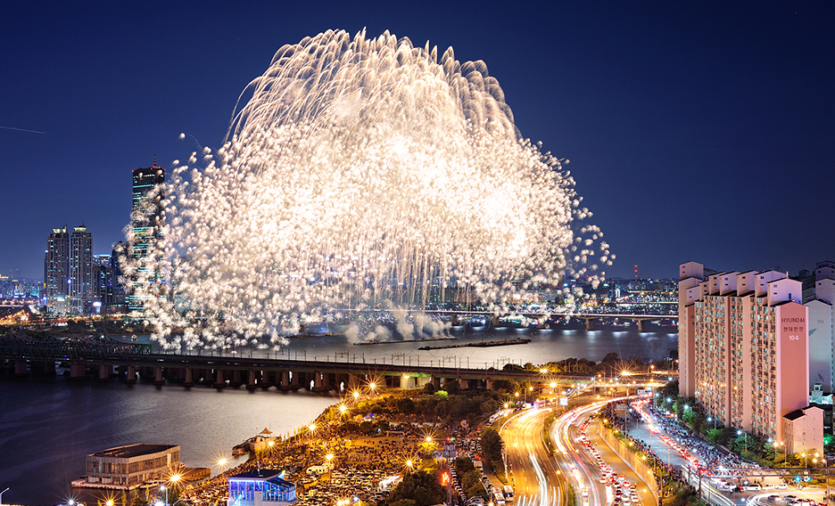 2022 서울불꽃축제 장면
